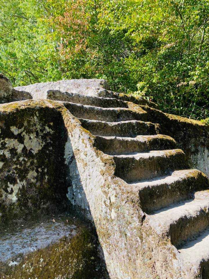 etruscan pyramid of bomarzo