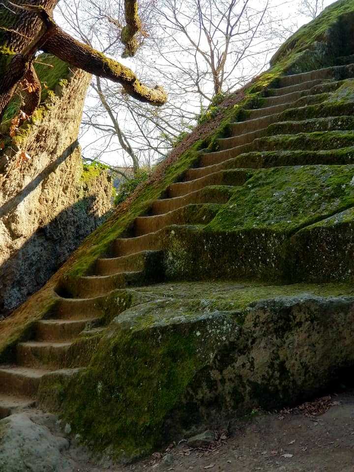 etruscan pyramid of bomarzo