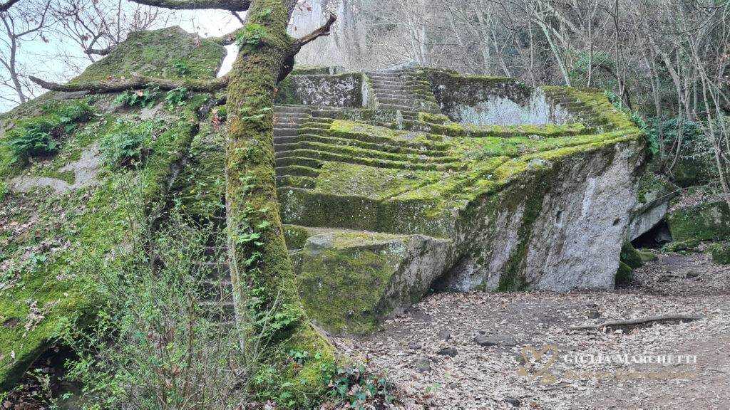 etruscan pyramid of bomarzo