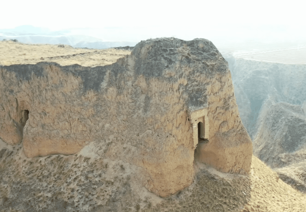 mysterious ancient doorway at hejin city