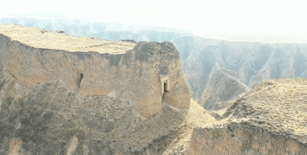 mysterious ancient doorway at hejin city