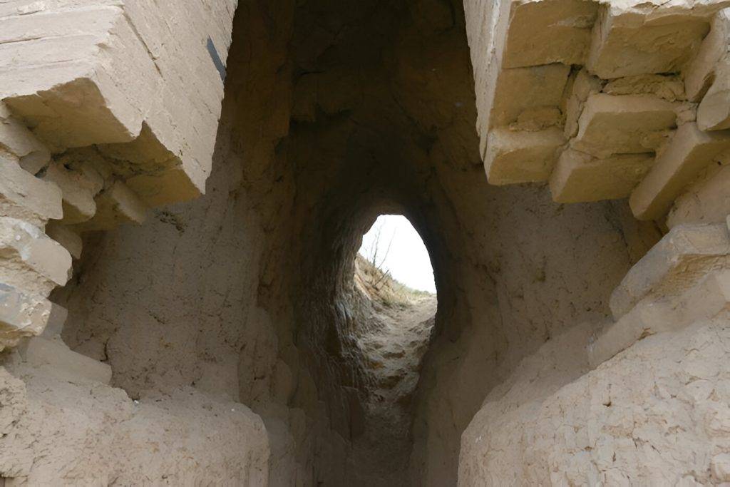 mysterious ancient doorway at hejin city