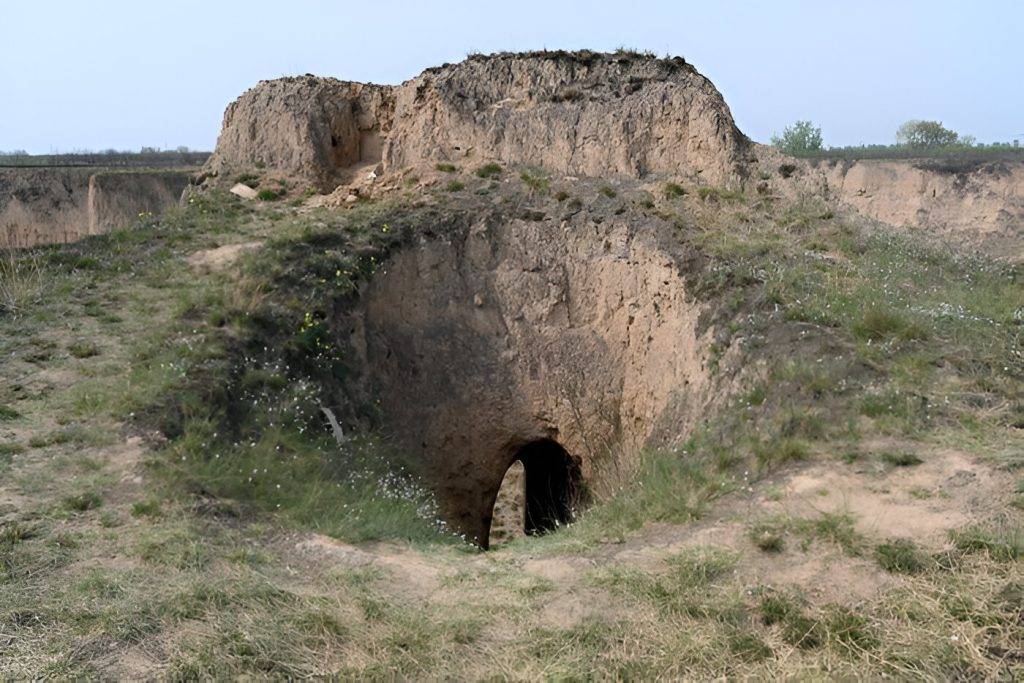 mysterious ancient doorway at hejin city