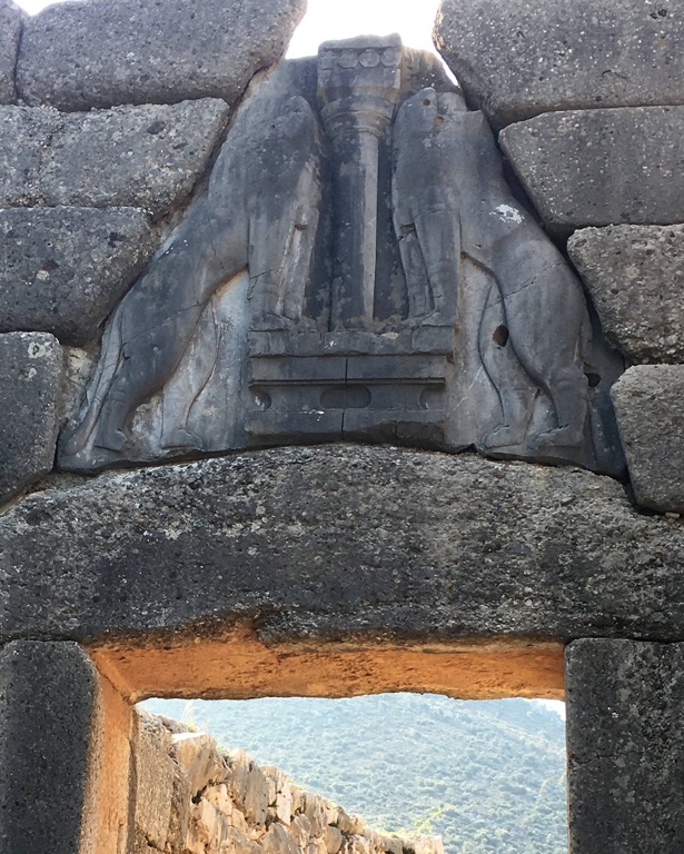 mycenaean lion gate
