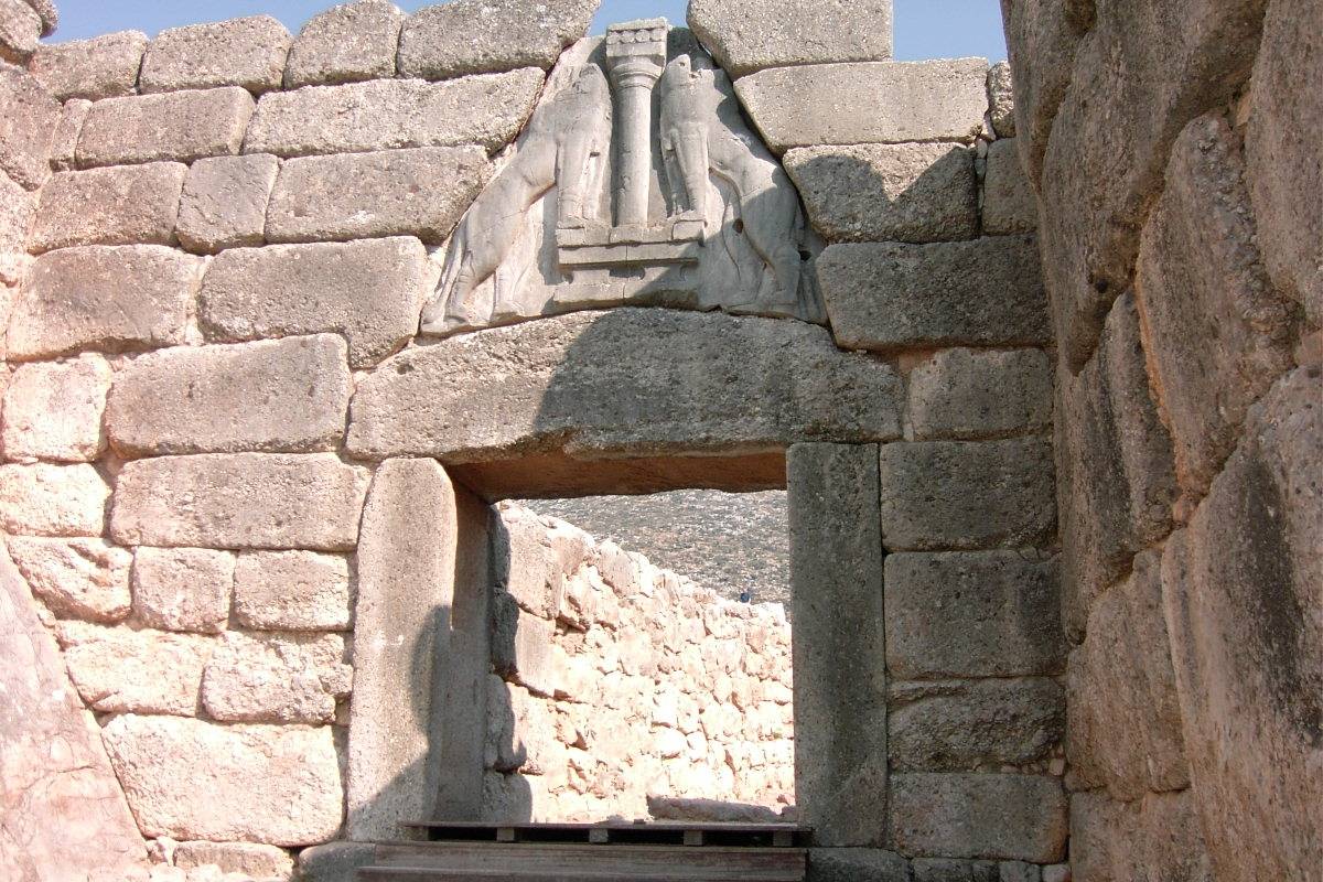mycenaean lion gate