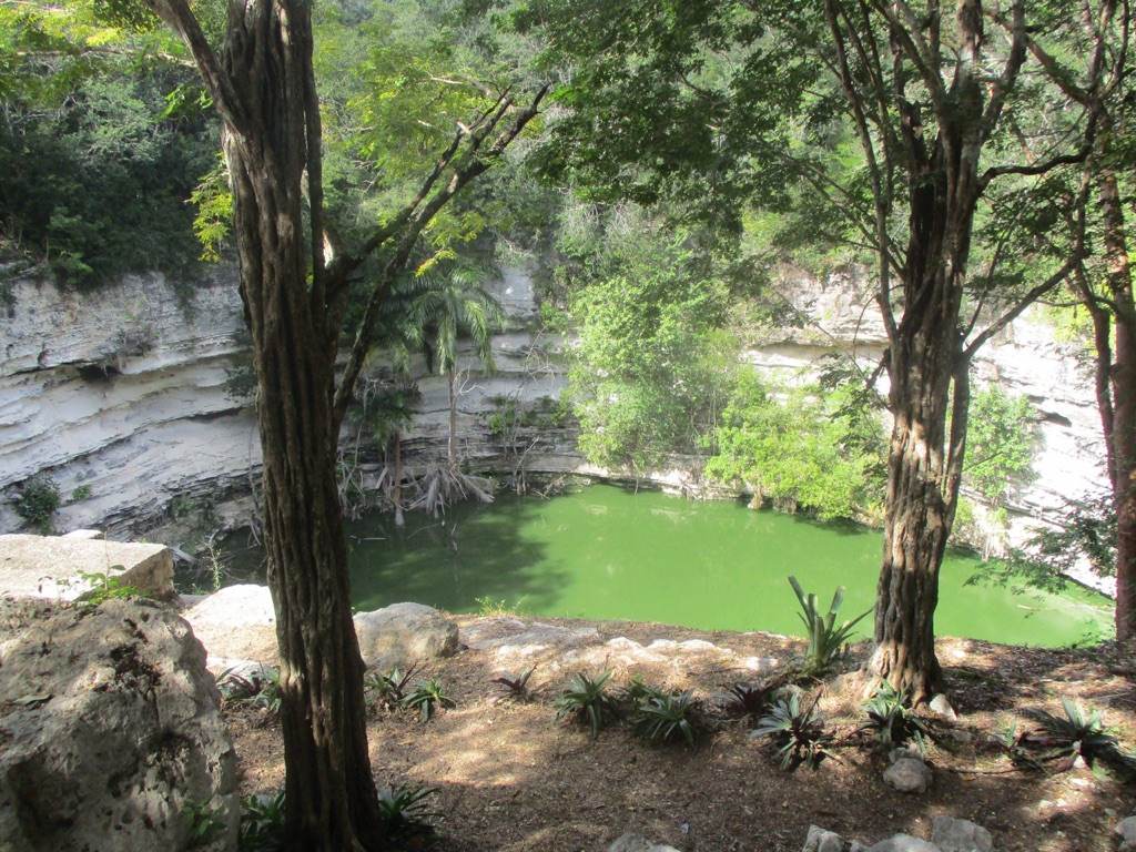 sacred cenote (cenote sagrado) chichen itza