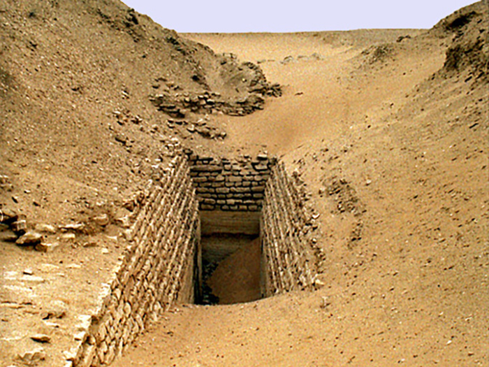 sekhemkhet pyramid (buried pyramid)