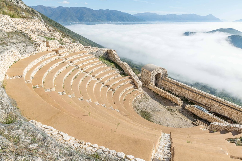 the teatro tempio di pietravairano