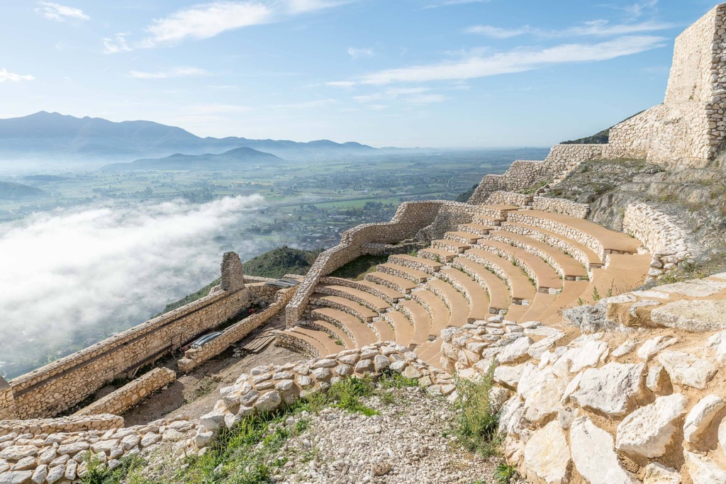 the teatro tempio di pietravairano