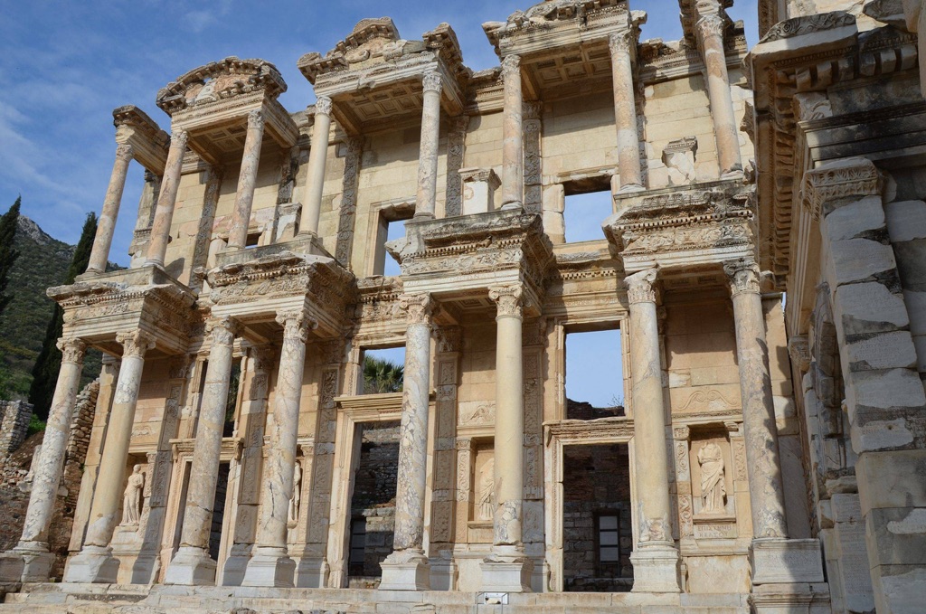 the celsus library, ephesus.