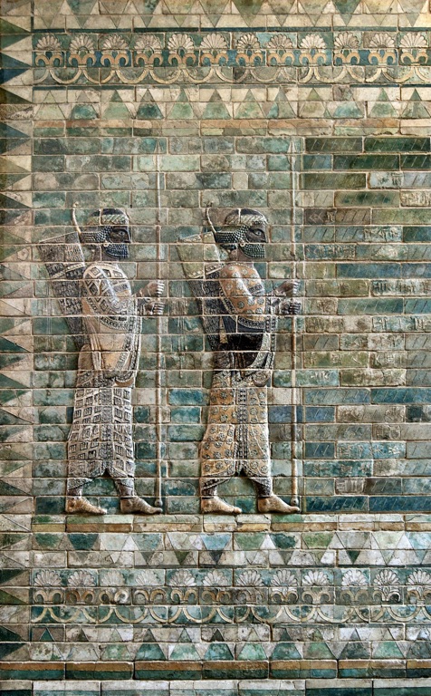 the frieze of archers from the palace of darius i