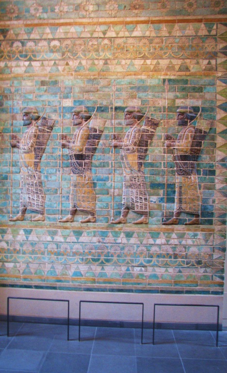 the frieze of archers from the palace of darius i