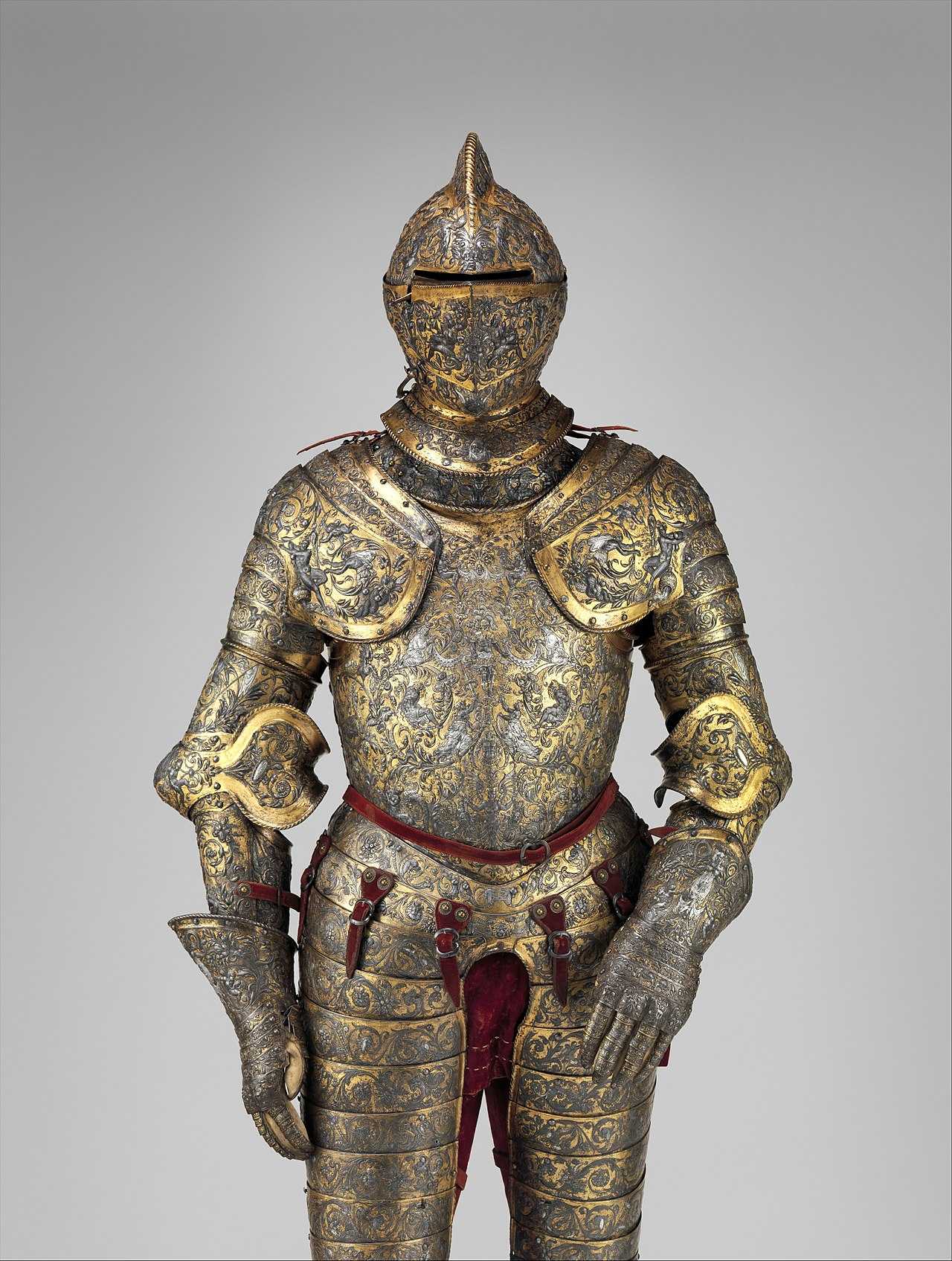 the parade armour of henry ii of france
