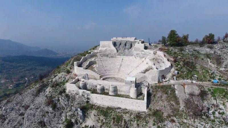 the teatro tempio di pietravairano
