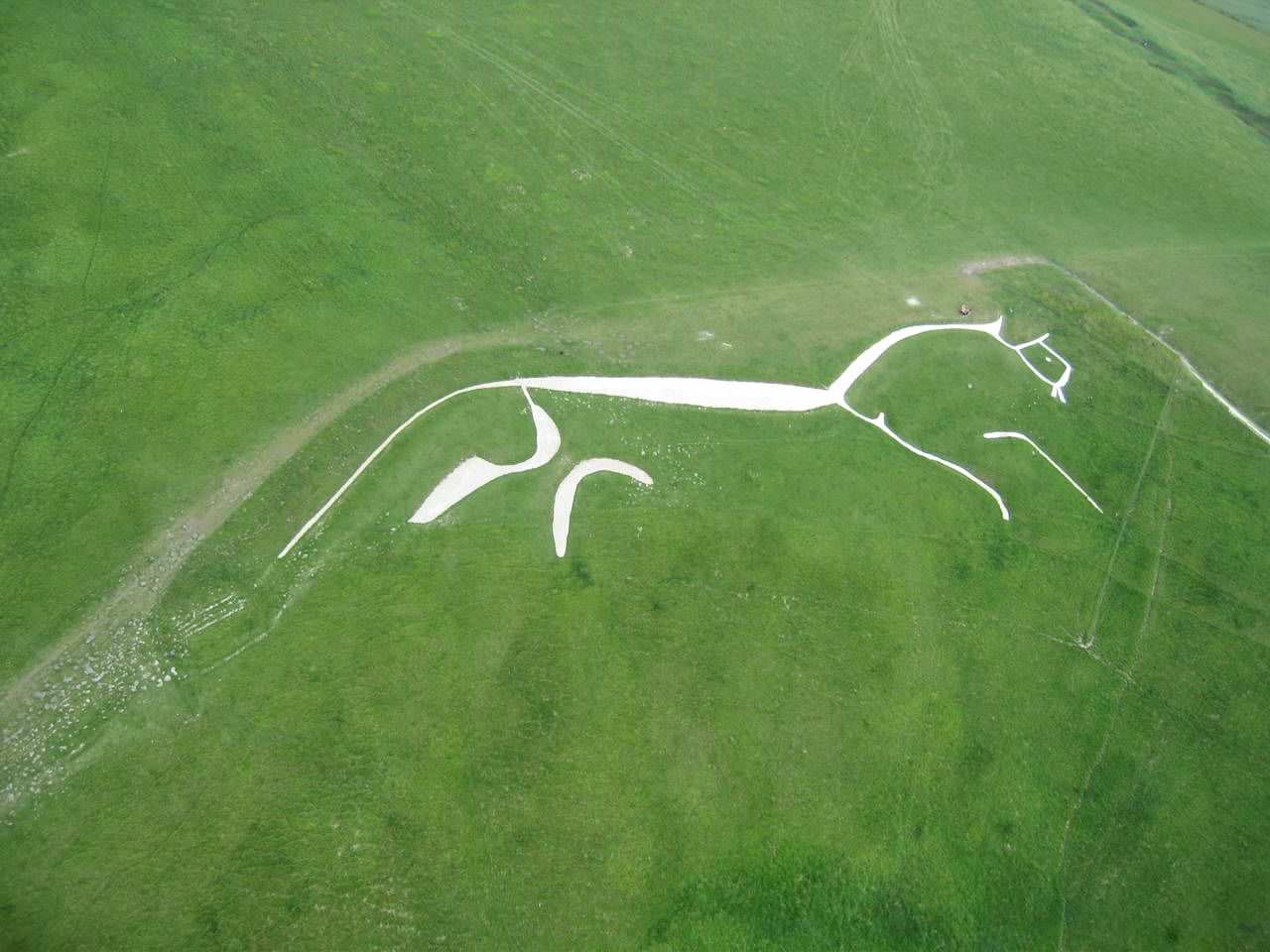 the uffington white horse, england