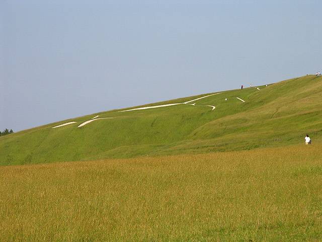 the uffington white horse, england