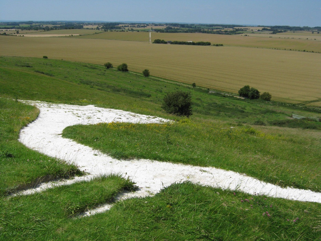 the uffington white horse, england