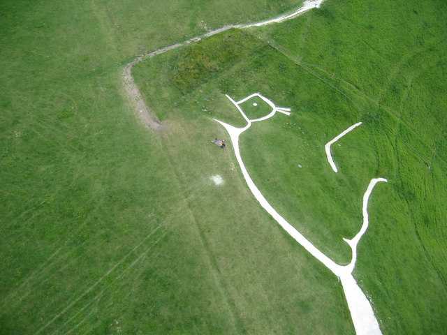 the uffington white horse, england