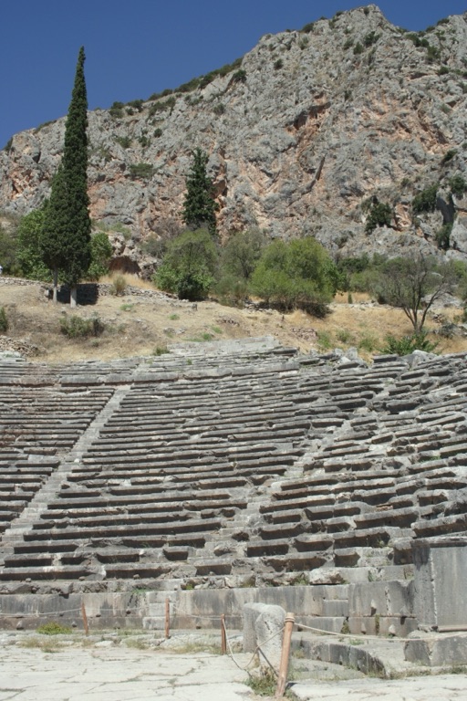ancient greek theatre of delphi
