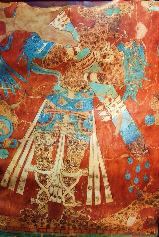 maya temple of the frescoes - bonampak