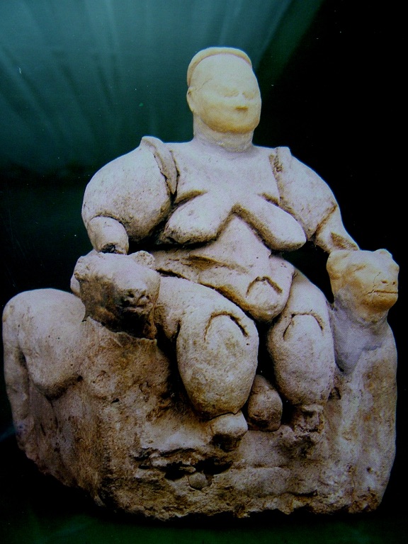 seated woman of Çatalhöyük