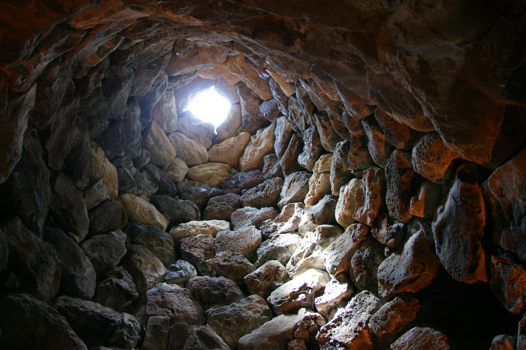 su nuraxi di barumini in sardinia