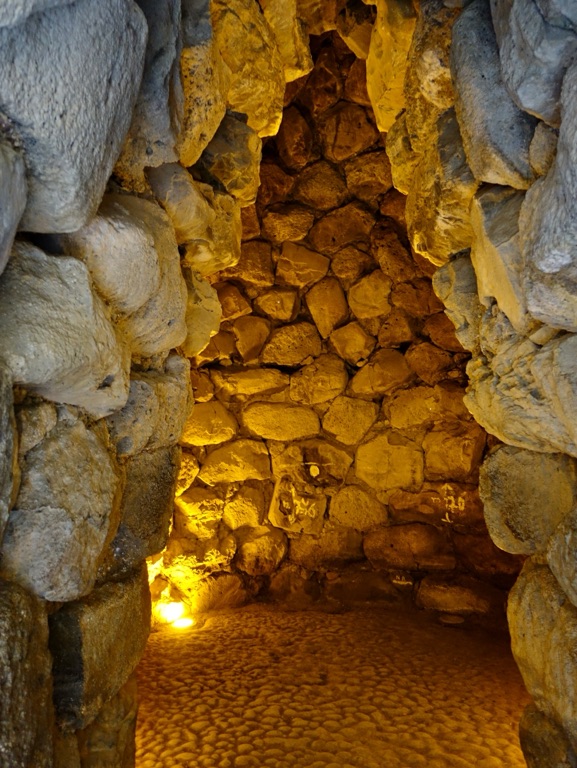 su nuraxi di barumini in sardinia