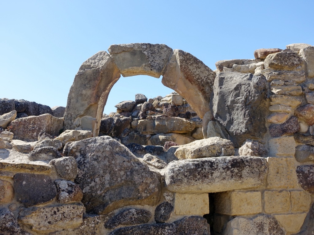 su nuraxi di barumini in sardinia