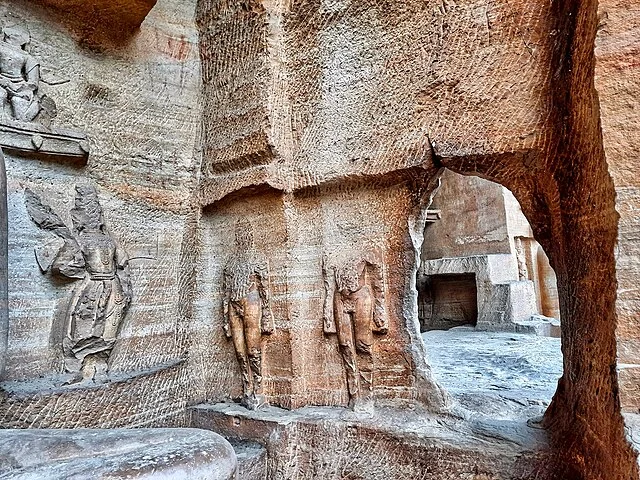 Architectural Features of Gopachal Rock Cut Jain Monuments