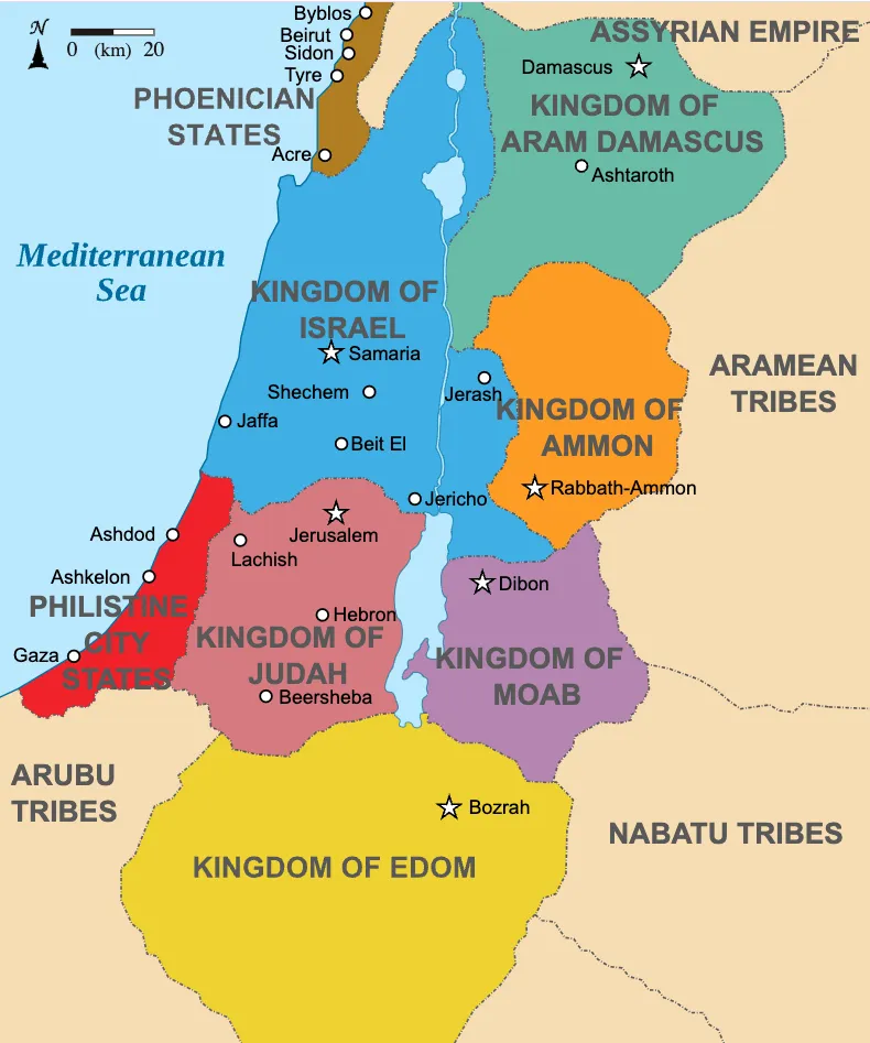 Ancient Israel Map