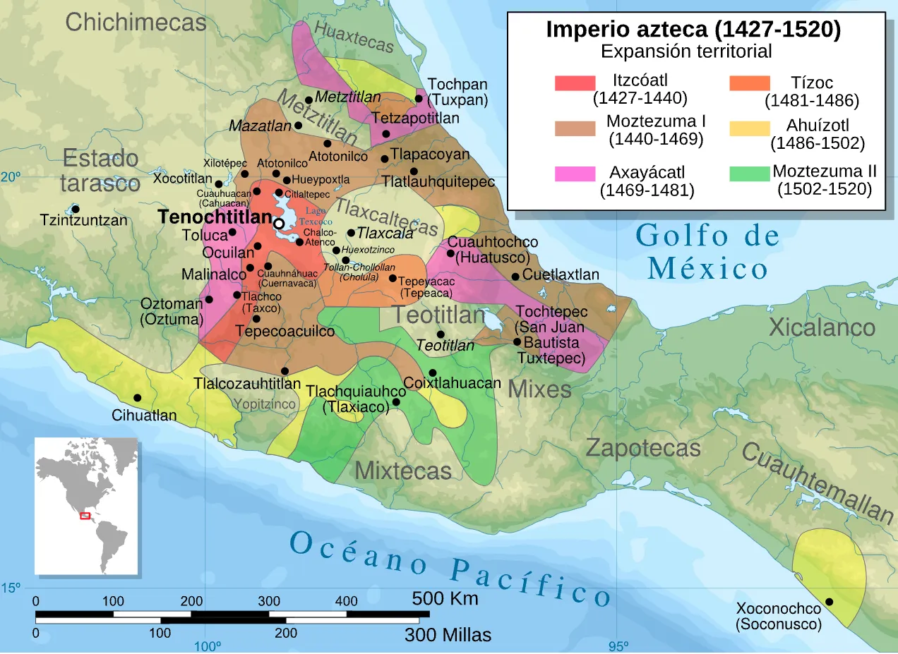 Aztec Empire Map