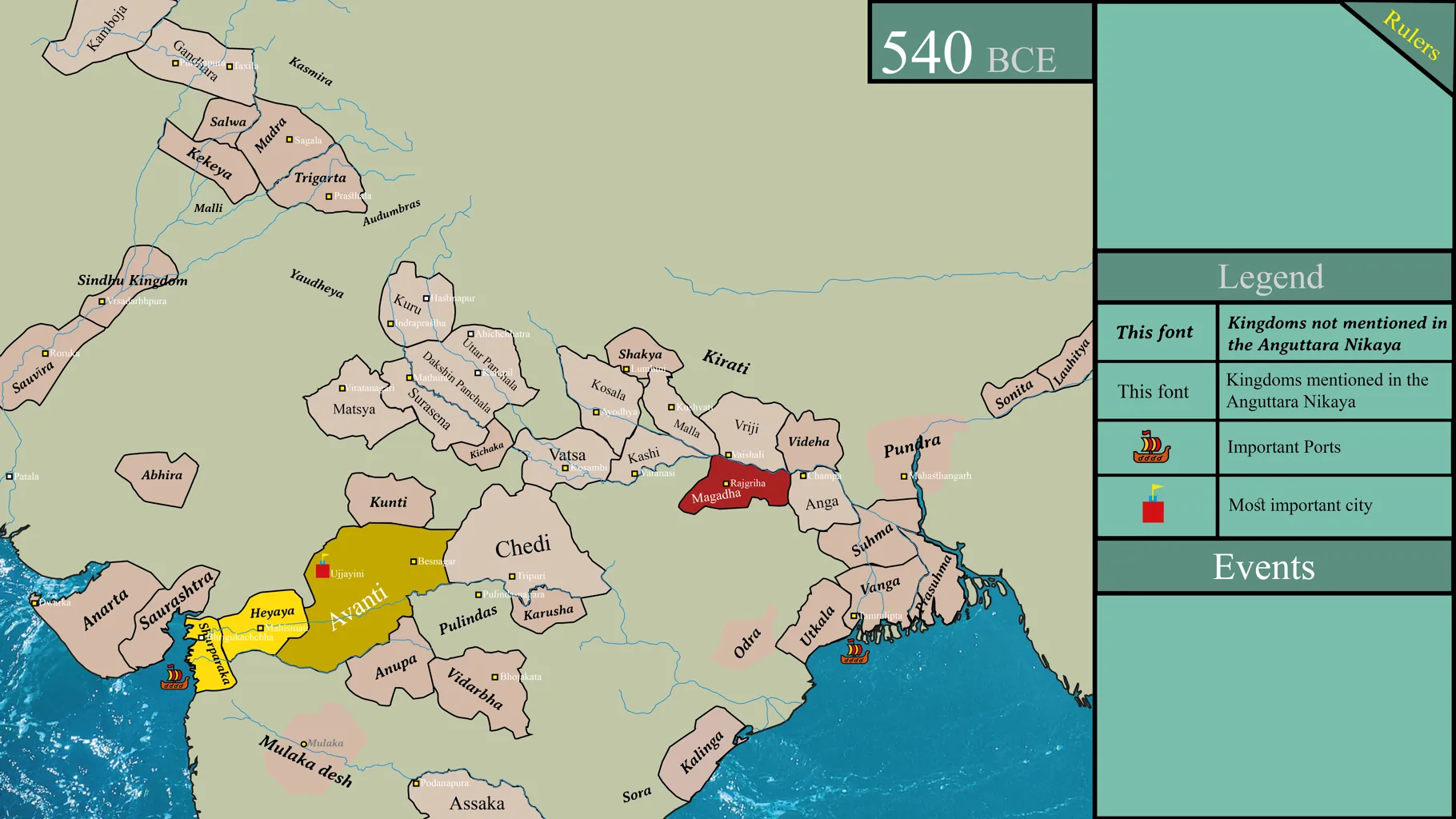 ancient india map