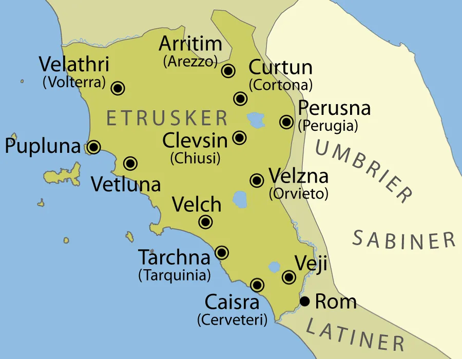 etruscan map