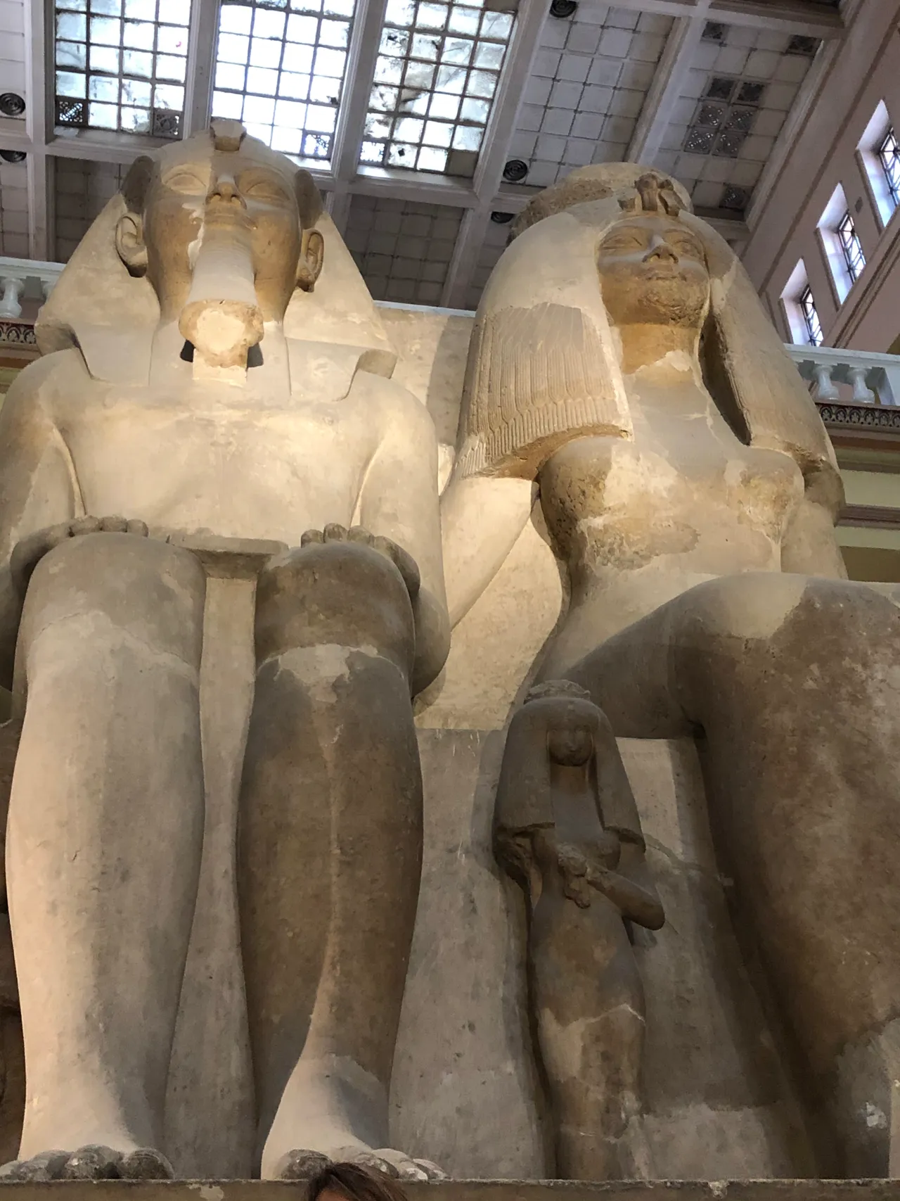 Colossal statue of Amenhotep III and Tiye 5