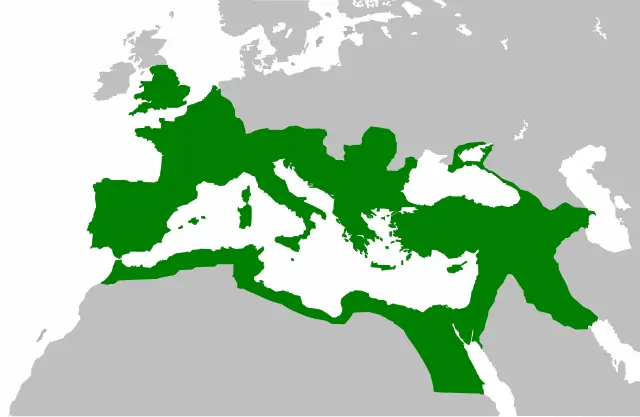 Map of the Roman Empire at its height.svg