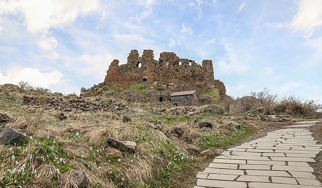 Architecture and Cyclopean Walls of Cyclopean Fortress Amberd