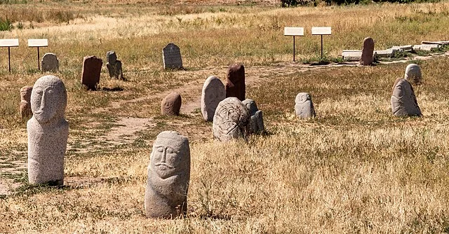 Kurgan Stelae in Kyrgyzstan