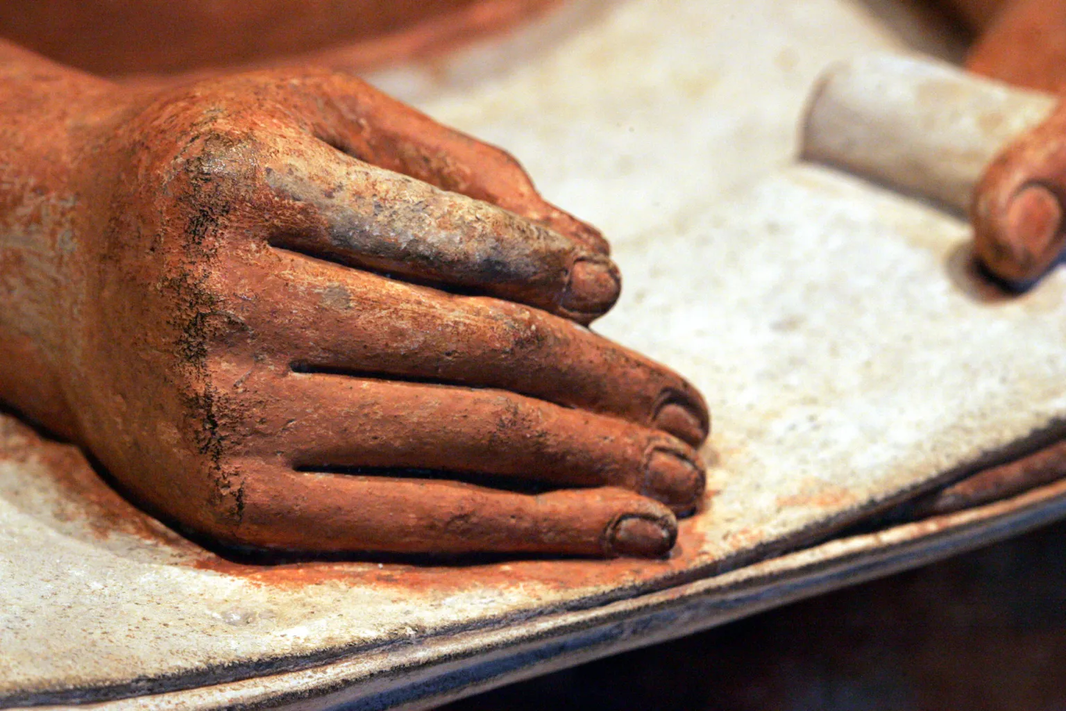 The sculpture of the Seated Scribe 4