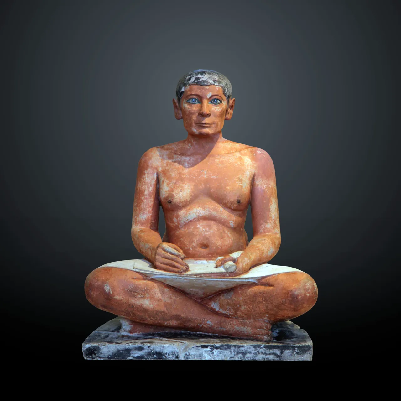 The sculpture of the Seated Scribe 7