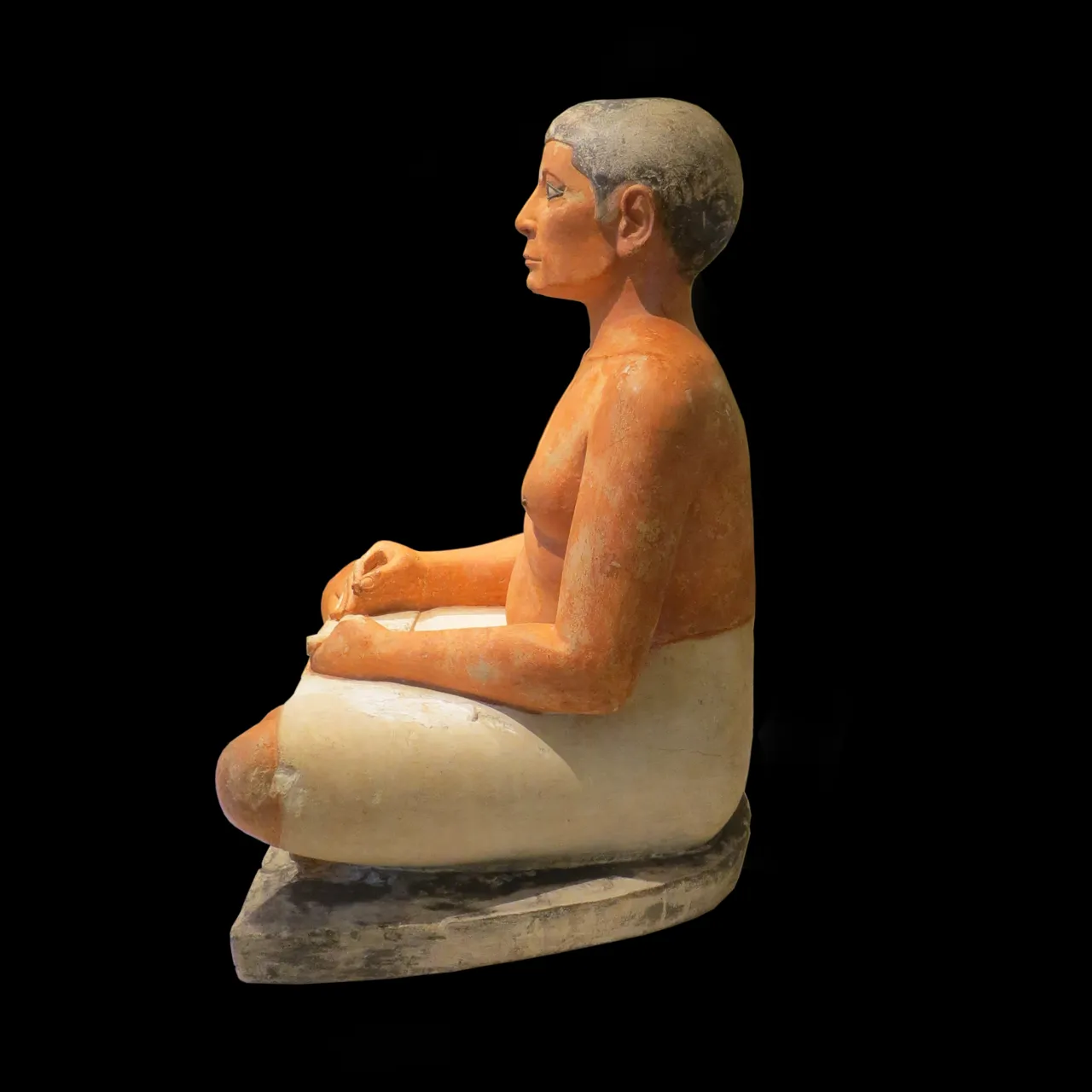 The sculpture of the Seated Scribe 8