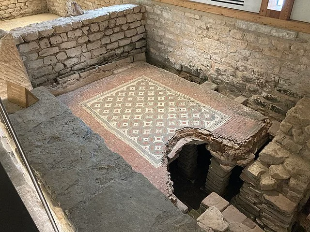 The Bathhouse in Chedworth Roman Villa