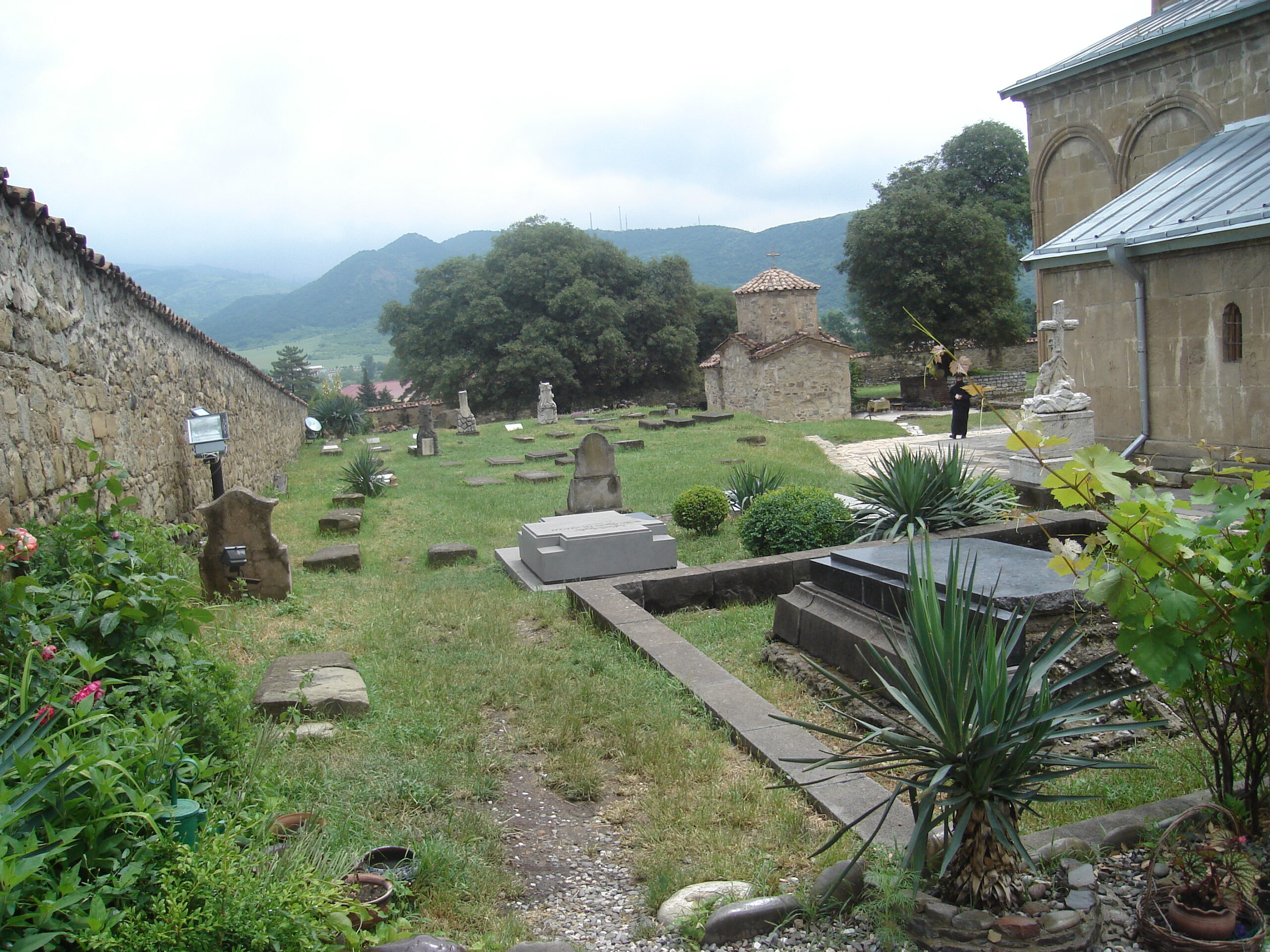 The Samtavro burial ground at Mtskheta, Georgia, where archaeologists have excavated roughly 3,000 graves