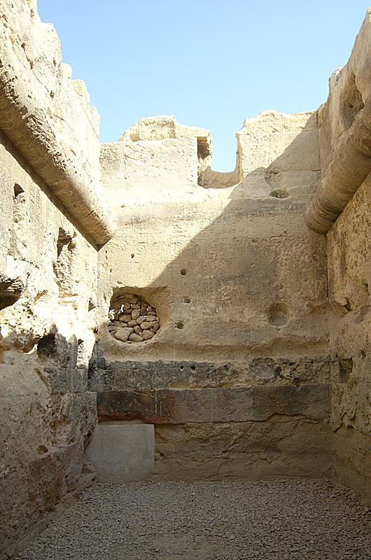 Inner sanctuary of the Temple of the Oracle of Amun at Siwa