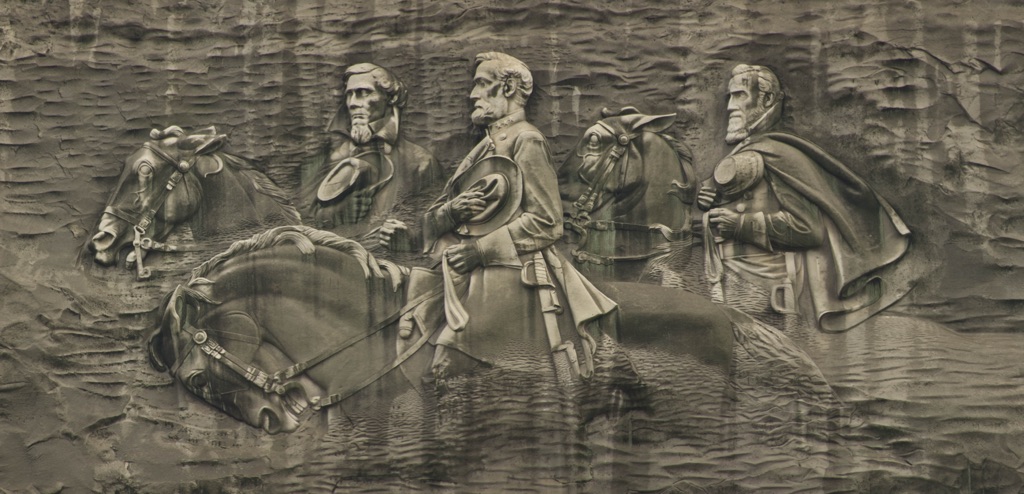 Confederate Memorial Carving 1