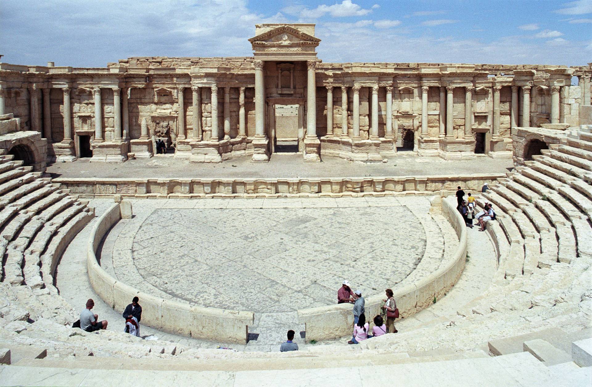 Palmyra The Roman Theater 1