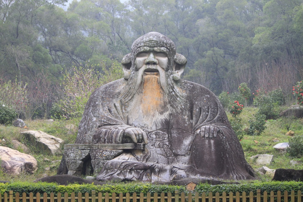 Stone statue of Laozi 3