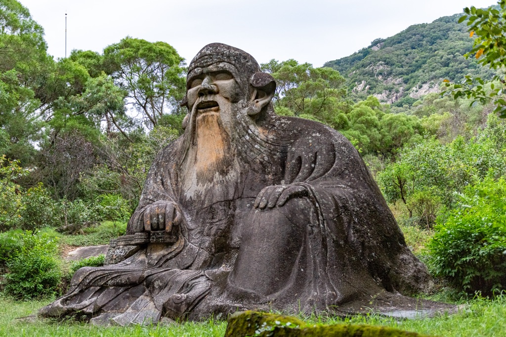  Stone statue of Laozi