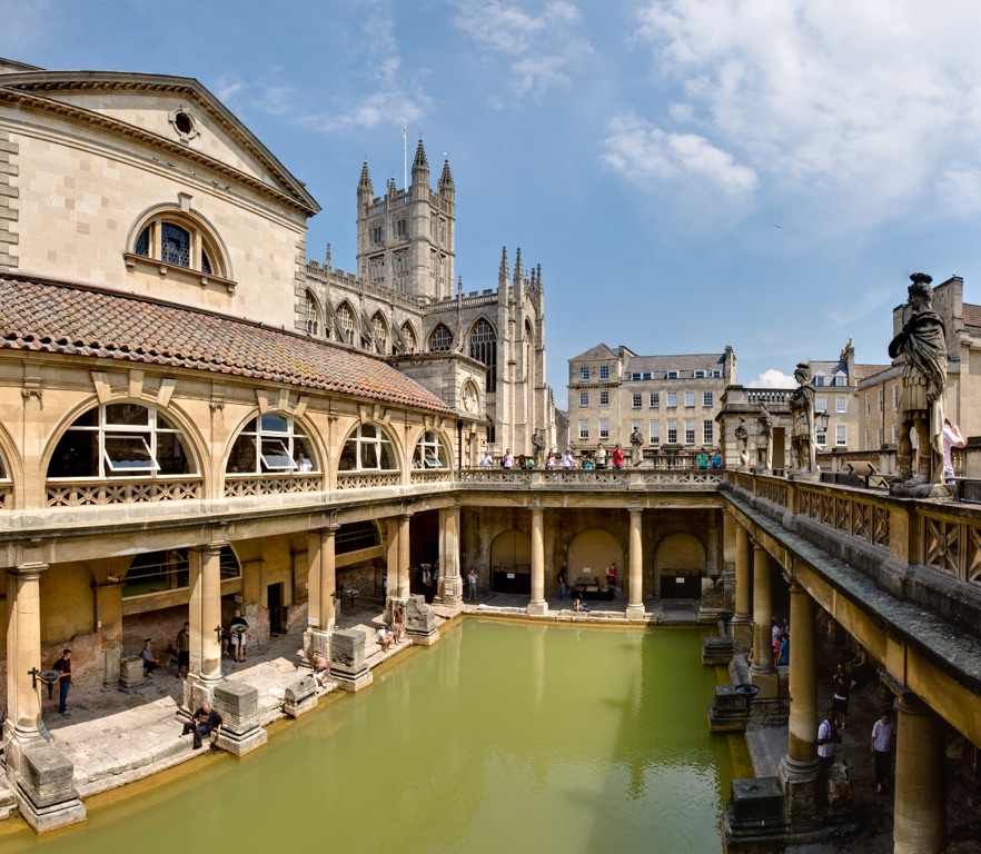 The Roman Baths in Bath