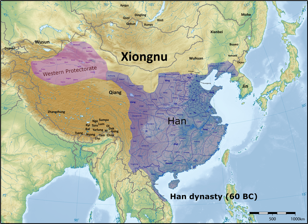 han dynasty map